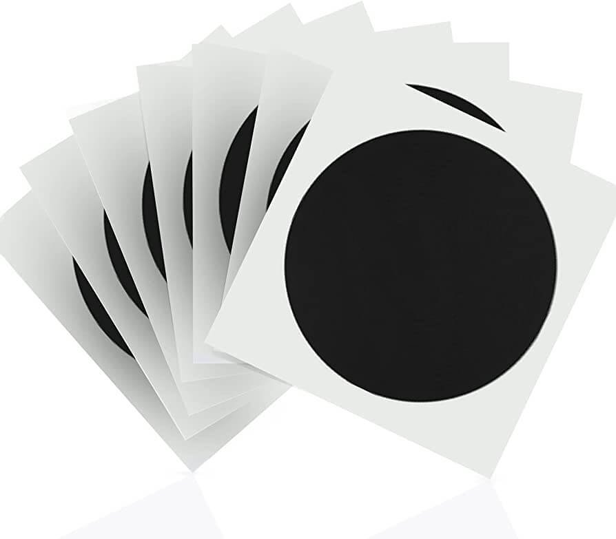 round rfid small stickers iso15693 black